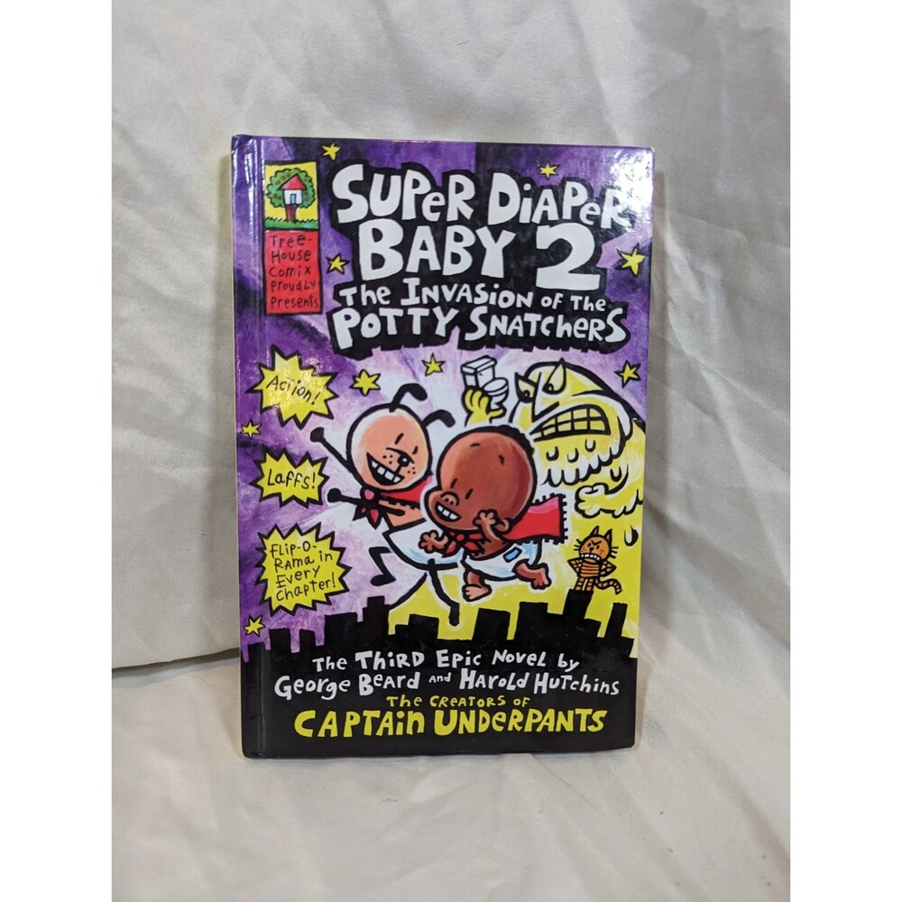 Super Diaper Baby 2 Graphic Novel Book